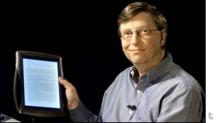 Bill Gates with Tablet PC, AP