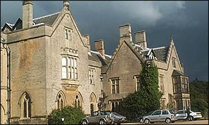 The rear of Newstead Abbey