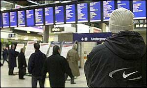Passenger information boards