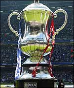 The 2002 FA Cup between Arsenal and Chelsea at the Millennium Stadium