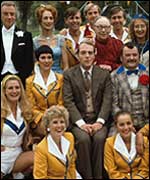 Cast of the TV sitcom Hi De Hi