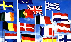 European flags