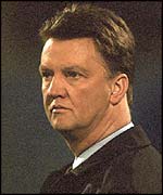 Barcelona coach Louis van Gaal