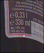 Samichlaus beer label