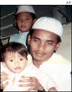 Family photo of Amrozi (centre) from Indonesian daily Surya