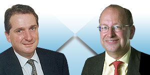 John Wriglesworth (left) and Steven Bell