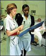 Nurses on the ward
