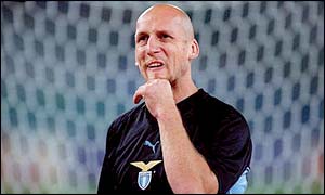 Lazio's former Man Utd defender Jaap Stam