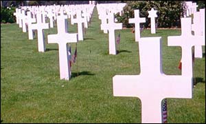 Military cemetery in Normandy