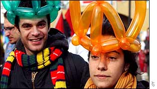 Florence demonstrators