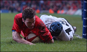 Wales wing Mark Jones