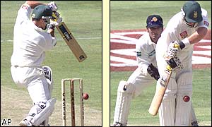 Mark Boucher goes for 38 but Jacques Kallis digs deep to produce 75 not out as South Africa take command, producing 378-6 at the close of play