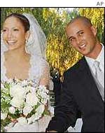 Jennifer Lopez with second husband Cris Judd