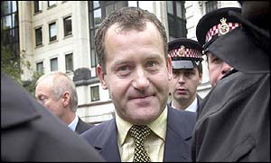 Paul Burrell after his trial collapsed