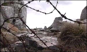 Barbed wire, islands