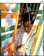 Congress party scarves