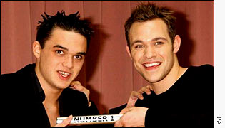 Gareth Gates and Will Young
