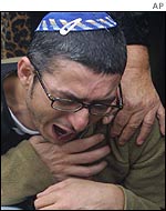 Avi Ohayon at his family's funeral