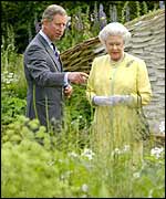 Prince Charles and the Queen