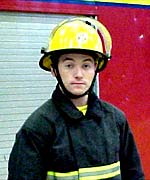 Fireman Niall O'Crualoich