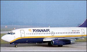 Ryanair plane