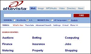 Altavista website 
