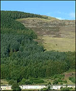 The Rhondda valley: Courtesy of Freefoto.com