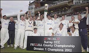 Surrey are looking to follow up their 2002 success