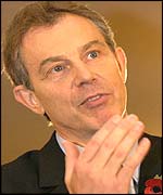 Prime Minister Tony Blair