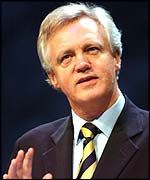 David Davis, shadow to Deputy Prime Minister John Prescott