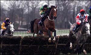 Istabraq carries the famous colours of JP McManus