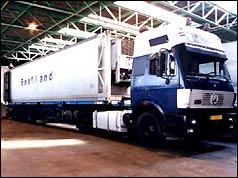 The lorry in which 58 Chinese immigrants died