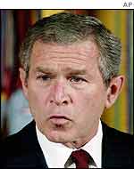 US President George W Bush