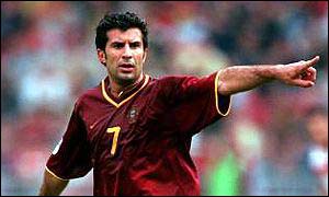 Real Madrid star Luis Figo