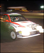 Colin McRae in his Ford