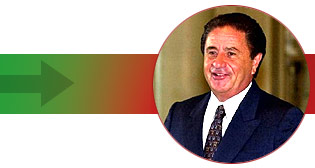 Argentina's president Eduardo Duhalde