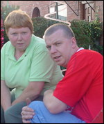 Angela Gibson and her brother-in-law Stephen Wycherley