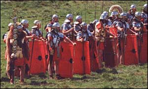 Roman soldiers