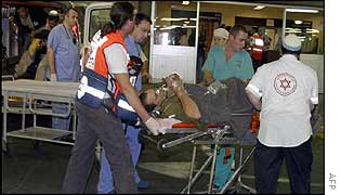 Wounded Israeli soldier