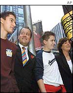 Burrell family in New York