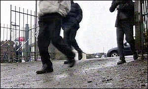 Children at the school gate