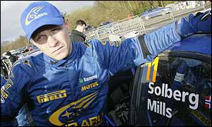 Petter Solberg on the Rally of Great Britain