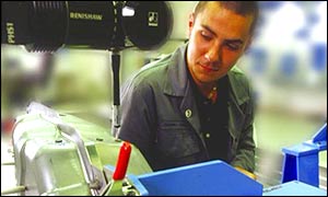 A worker at an engineering firm 