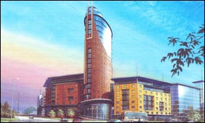 Artist's impression of City One