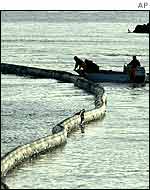 Barriers being set up