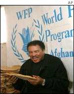 Ali at a women's bakery in Kabul