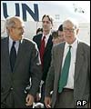 Hans Blix (r) and Mohammed el-Baradei