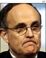 Former New York Mayor Rudolph Giuliani