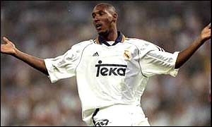 Nicolas Anelka in action for Real Madrid
