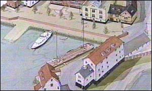 The builders' plan for the development